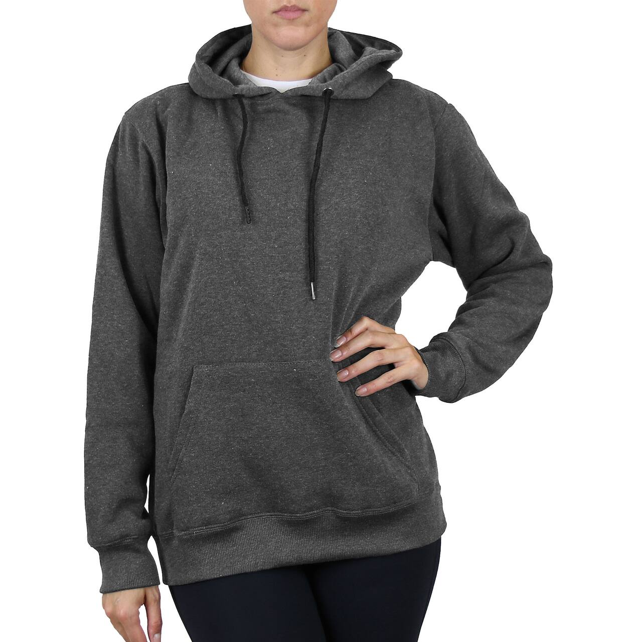 Galaxy by Harvic Heavyweight Fleece-Lined Women's Pullover Sweater Hoodie